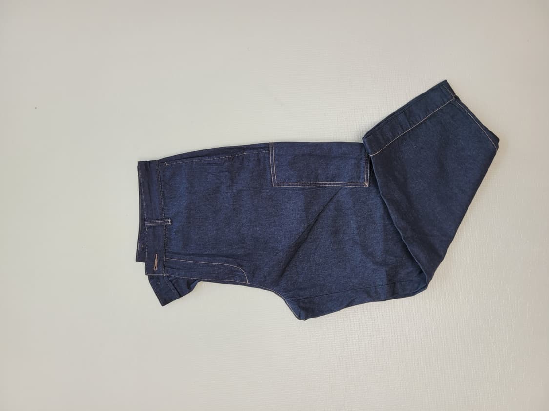 스파오 SPAO 남자 배기핏 카고 청바지 33 네이비 상품이미지2