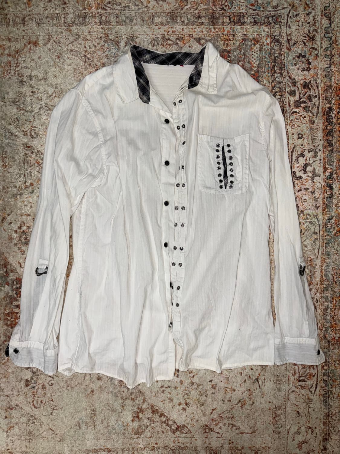 빈티지 스터드 펑크 셔츠 상품이미지1