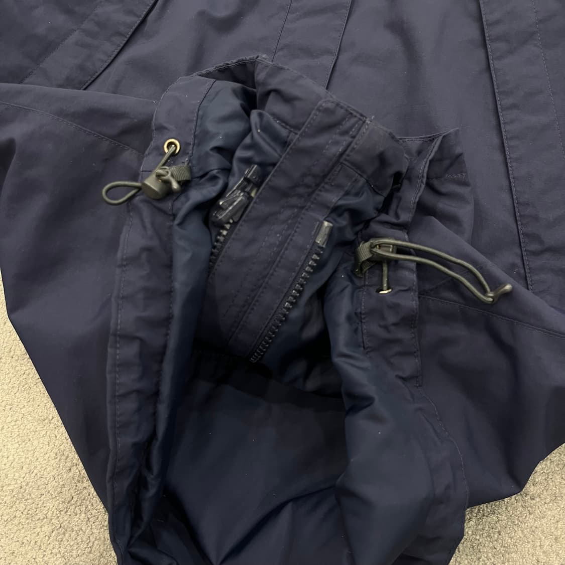 L 노스페이스 네이비 바람막이 후드 자켓 상품이미지4