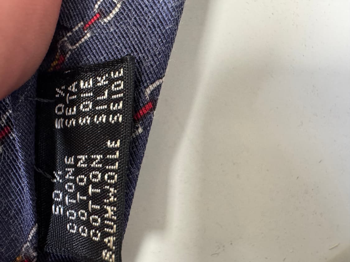 롱샴 (LONGCHAMP) 실크 넥타이 7.5cm 상품이미지6