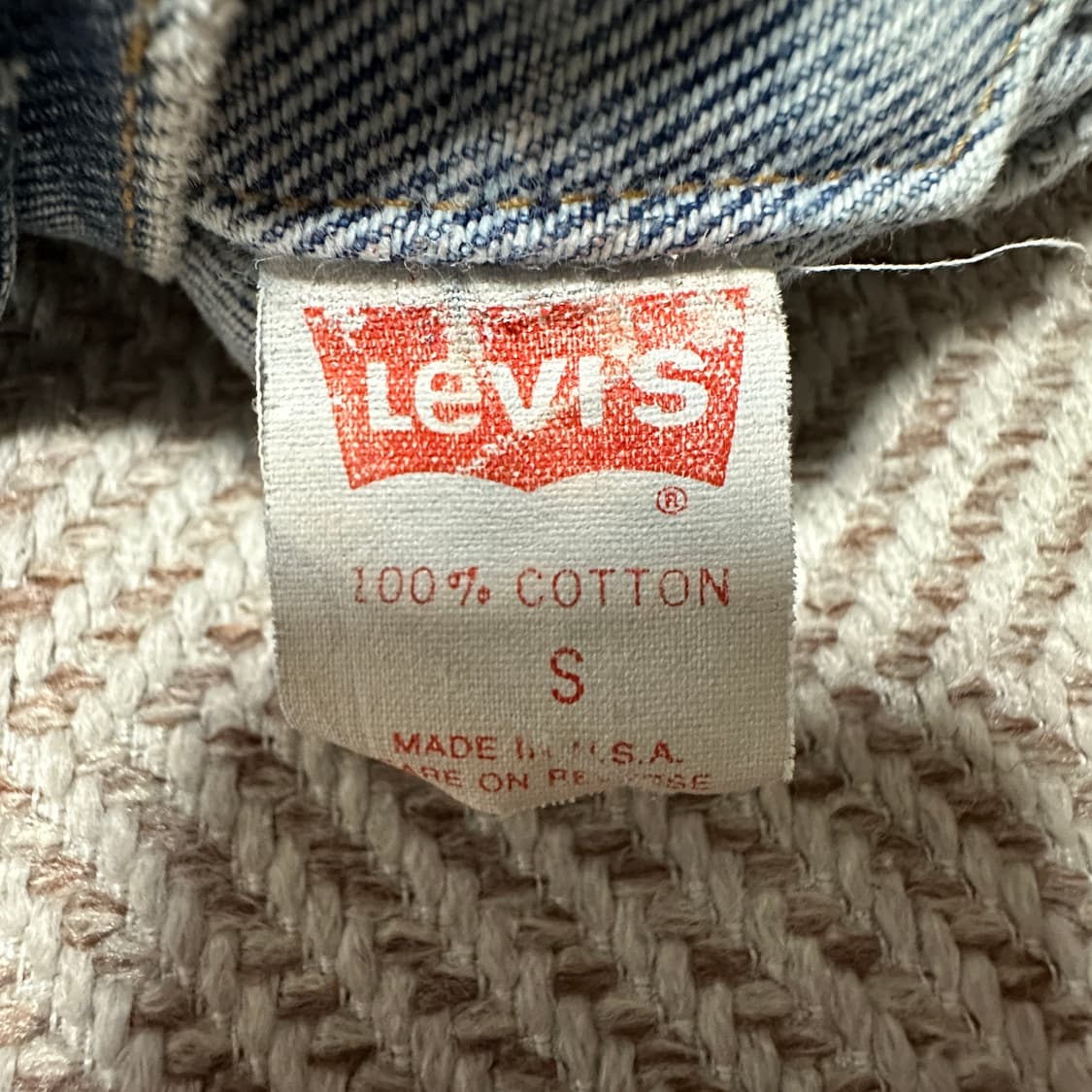 LEVI'S 70507 80's usa made denim jacket 상품이미지7