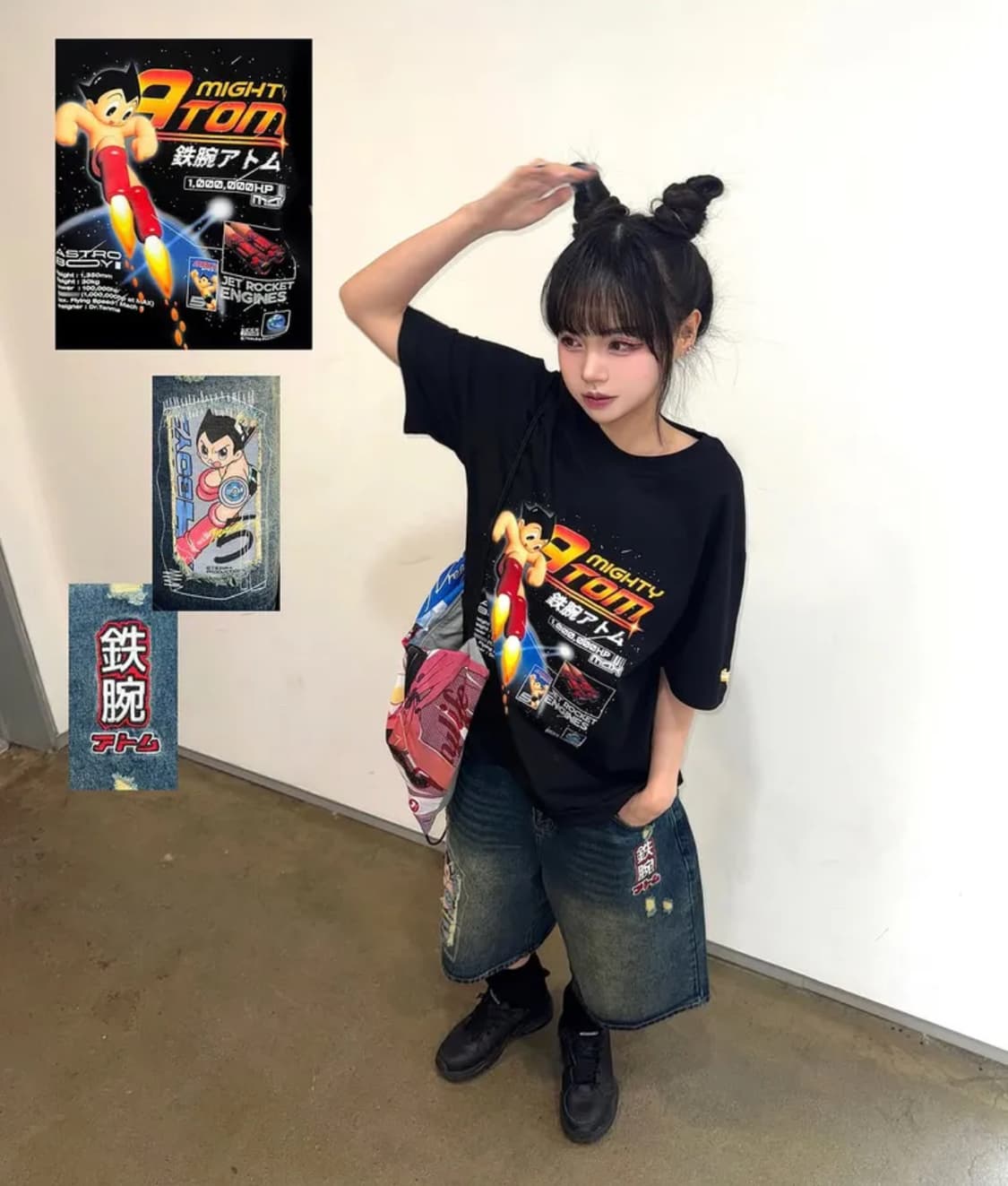 메인부스 [아톰] 마하 5 데님 쇼츠(인디고) 상품이미지2