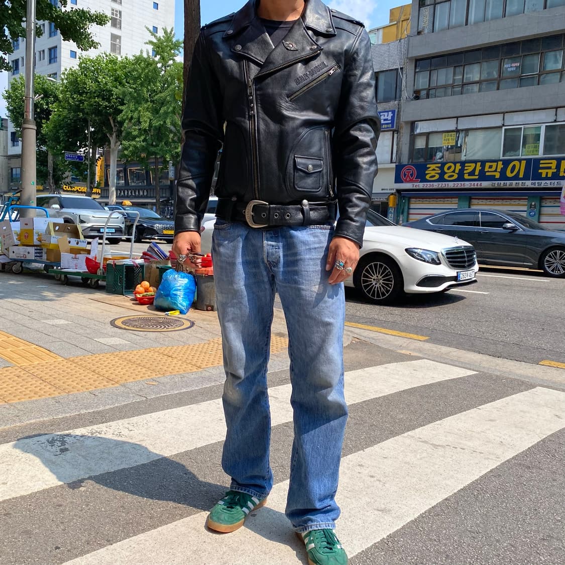 🌊harley davidson cow leather rider jack 상품이미지1