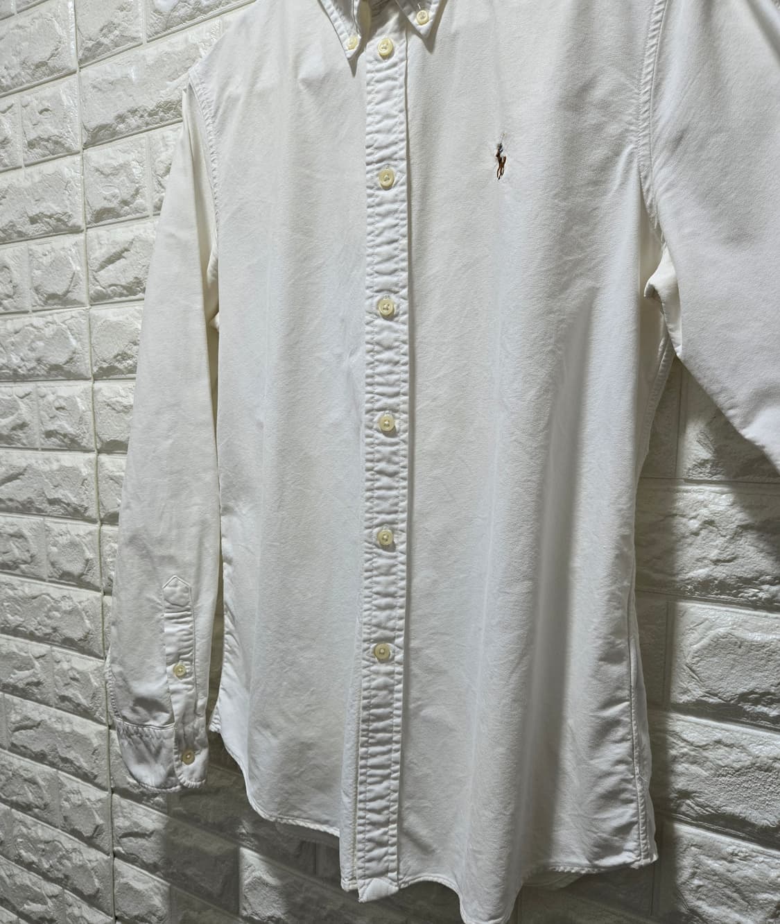 랄프로렌 멀티포니 커스텀핏 코튼 셔츠 M 상품이미지5