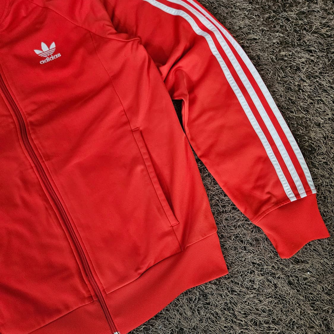 아디다스(Adidas) 슈퍼스타 오렌지 트랙탑 저지 100 size 상품이미지4