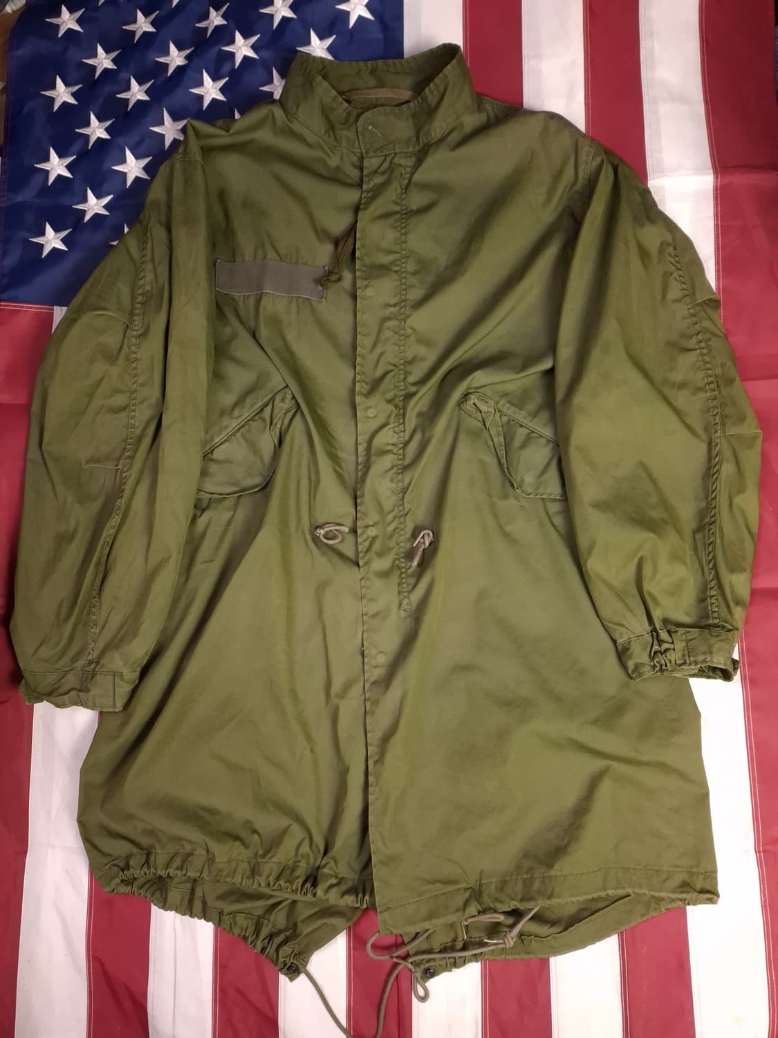 오리지날 미군 M-65 피쉬테일 개파카 미듐 풀셋트 상품이미지4