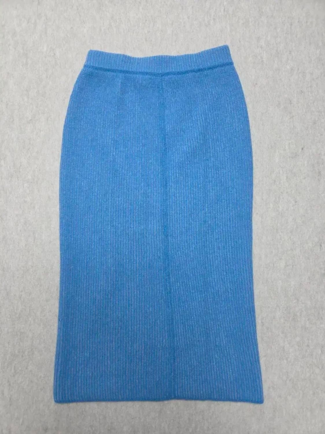 여성 64 타임 캐시미어 혼방 밴딩 스커트 치마 상품이미지2