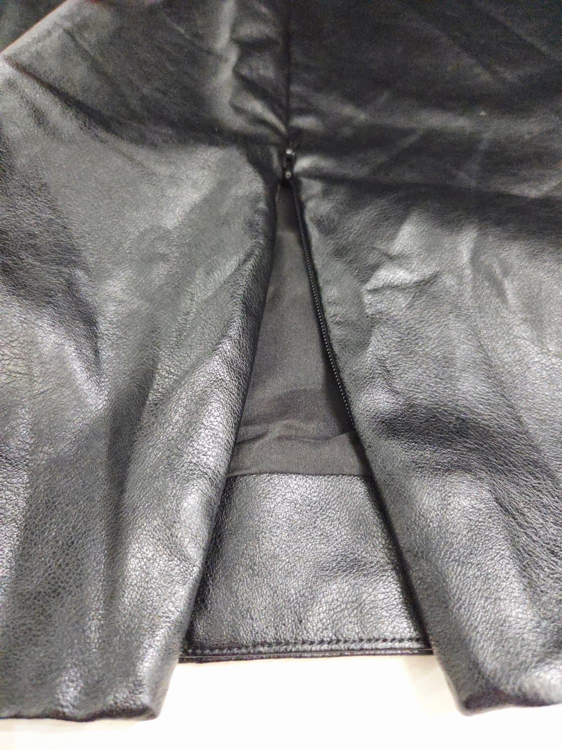 MONGDOL 몽돌 비건 레더 미니 스커트 상품이미지5