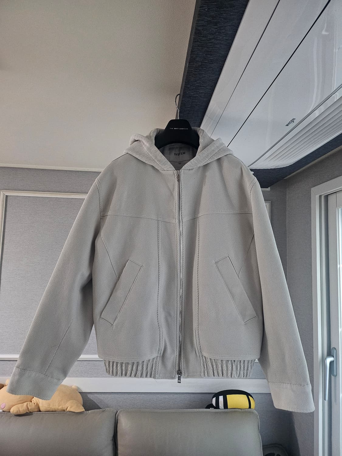 [거의 새것] 시스템옴므 투웨이 후드 집업 점퍼 자켓 상품이미지1