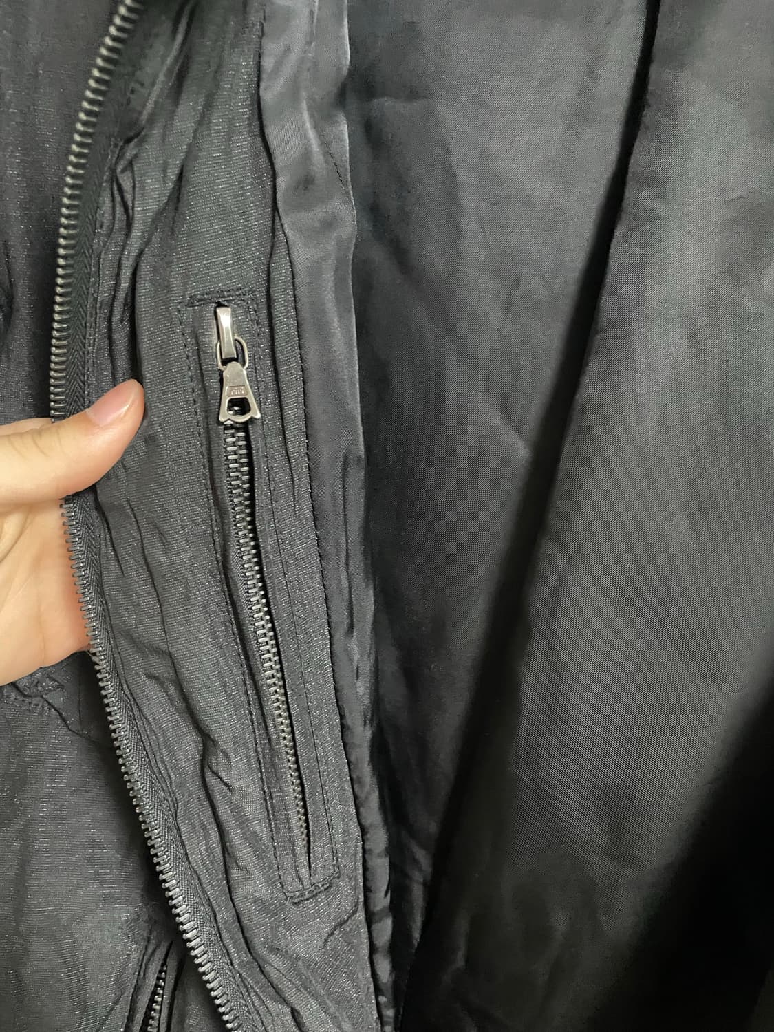 The viridi anne crinkled field jacket 상품이미지6