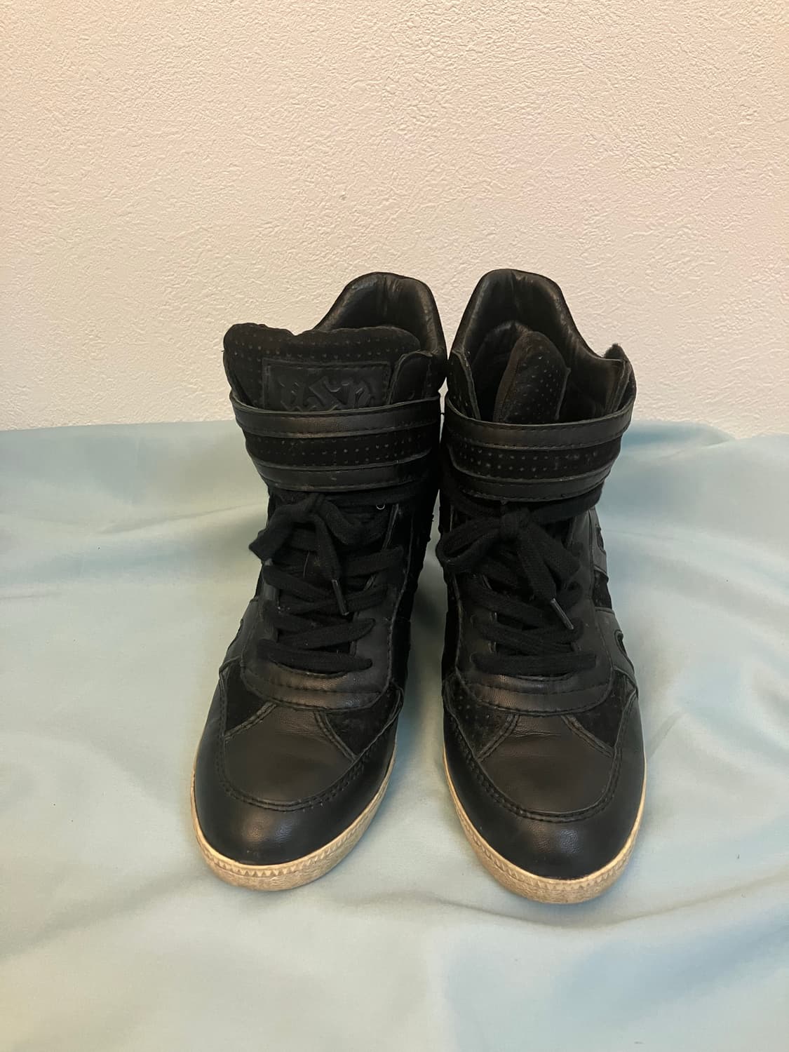 아쉬 ash 보위 레더 하이탑 웨지힐 스니커즈 36사이즈 상품이미지2