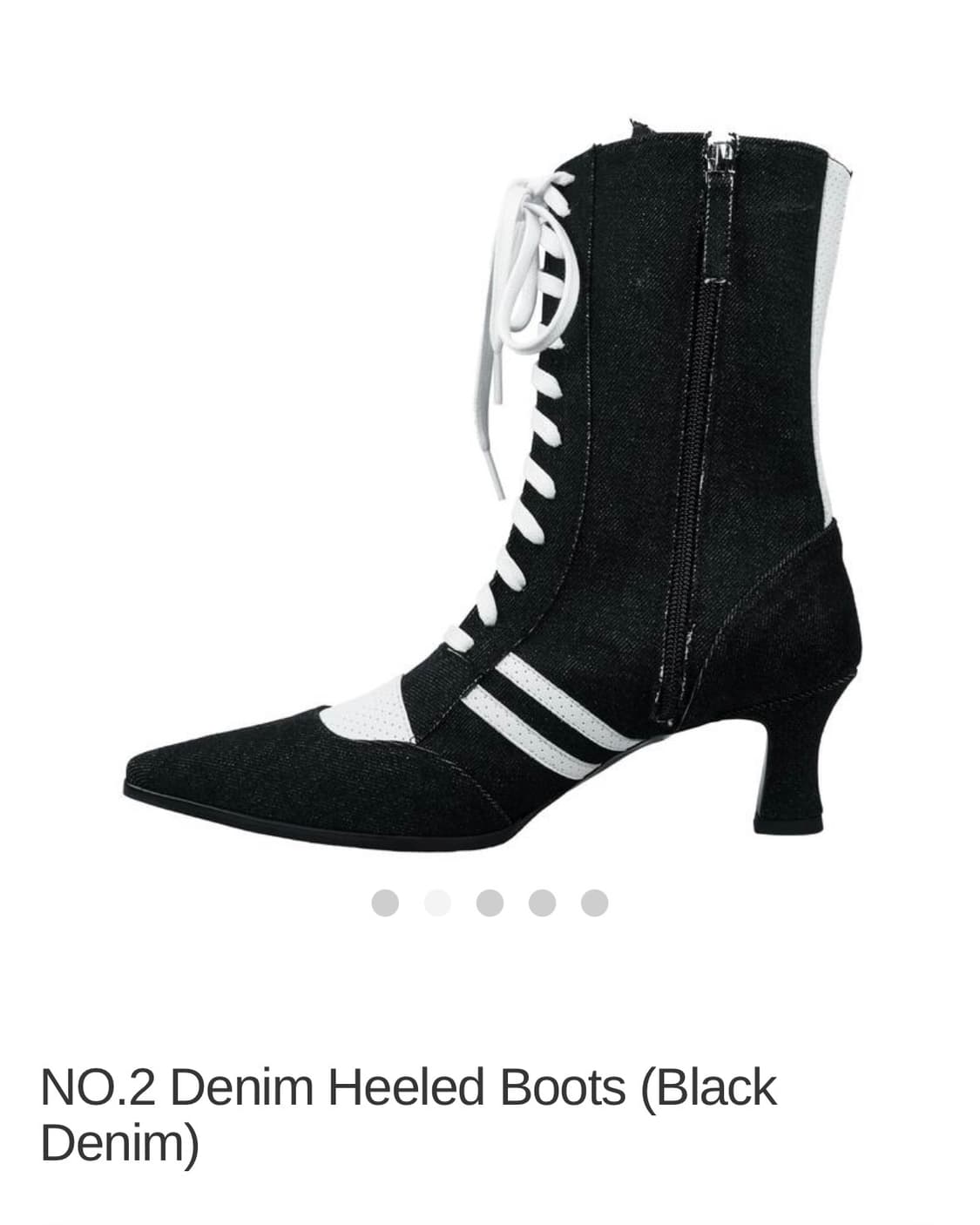 2000 아카이브스 데님 힐 부츠 상품이미지2