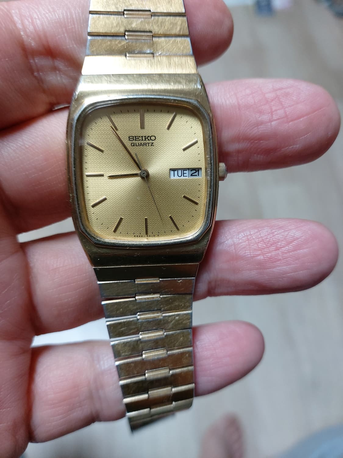 세이코 쿼츠 금장 빈티지 시계 상품이미지1