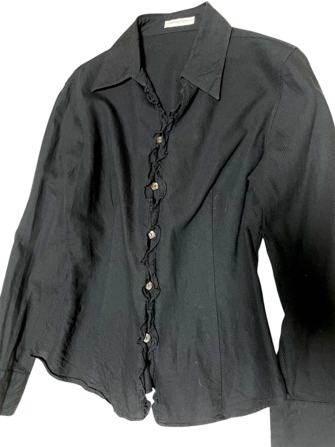 Gothic frill shirt 프릴 슬림 셔츠 나폴레옹st핀터레스트 상품이미지5