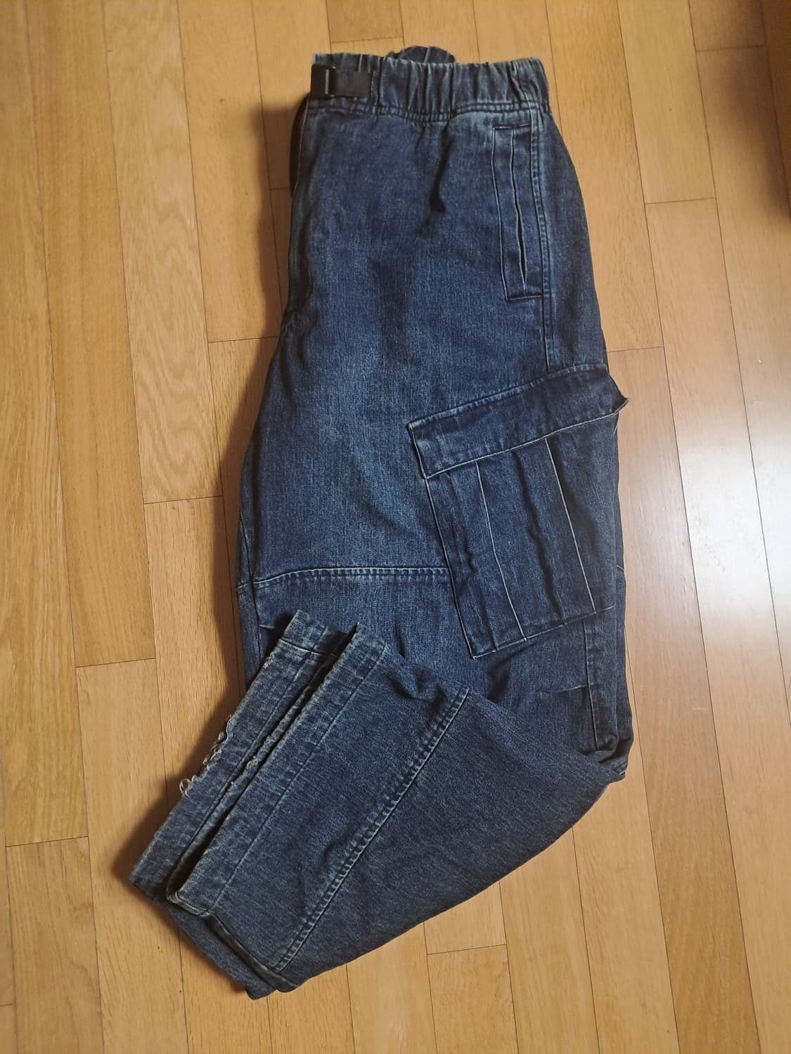 해칭룸 밀팬츠 워시드블루 4사이즈 상품이미지1