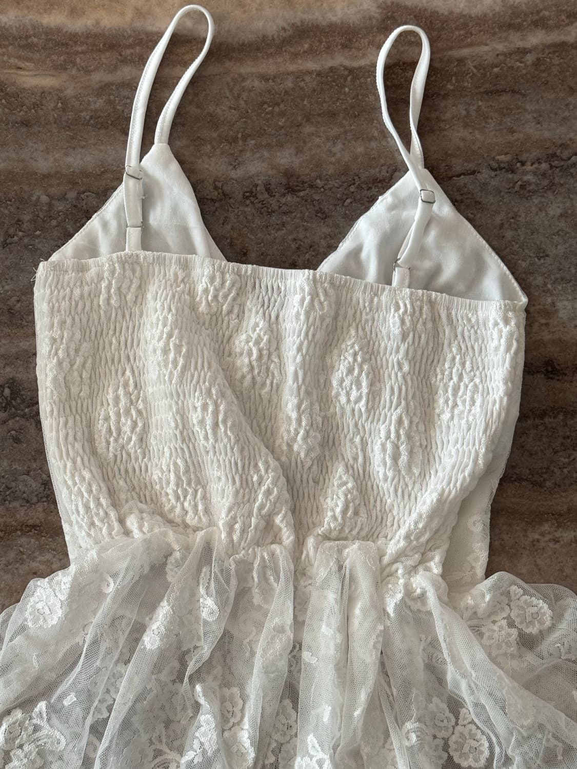 빈티지 플로럴 레이스 나시 상품이미지2