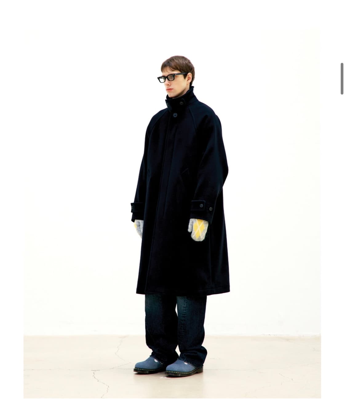 벨란디 캐시미어 블렌드 발마칸 코트 (블랙) 상품이미지1