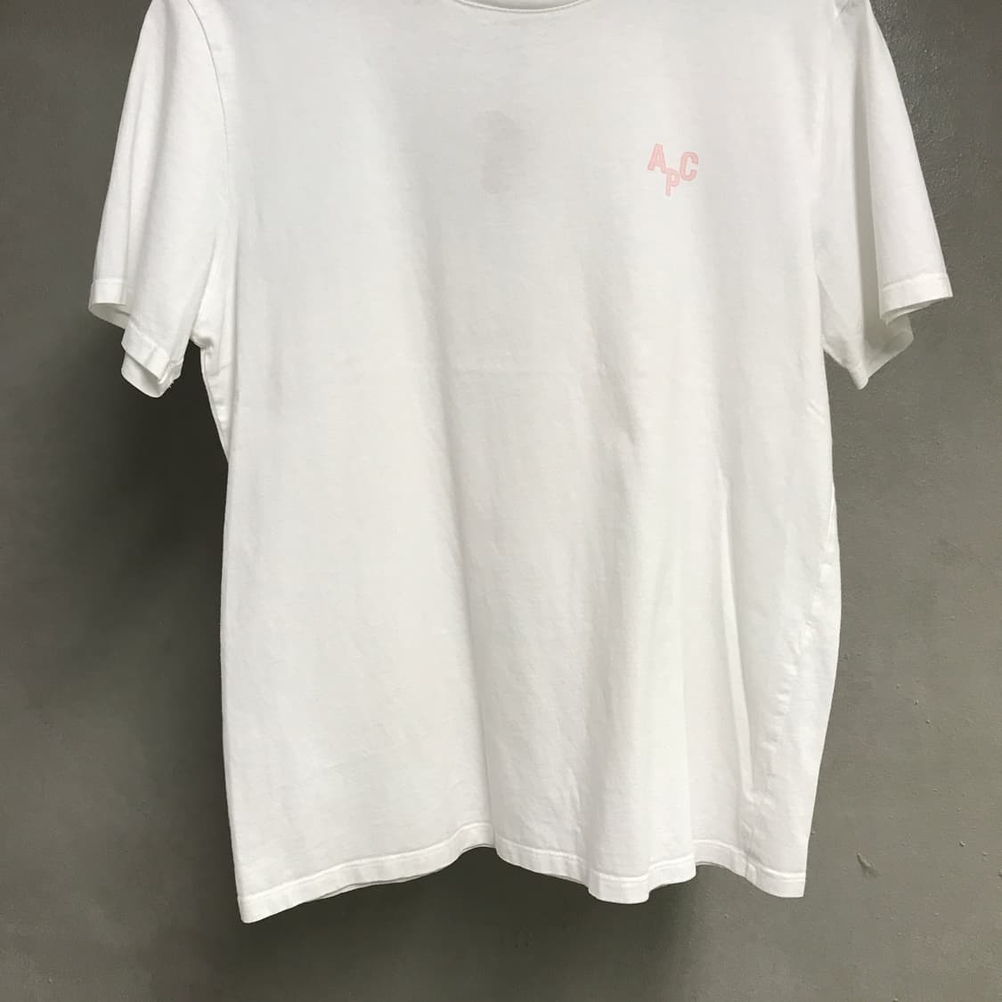 APC 아페쎄 화이트 반팔 티셔츠 XS(W) 상품이미지3