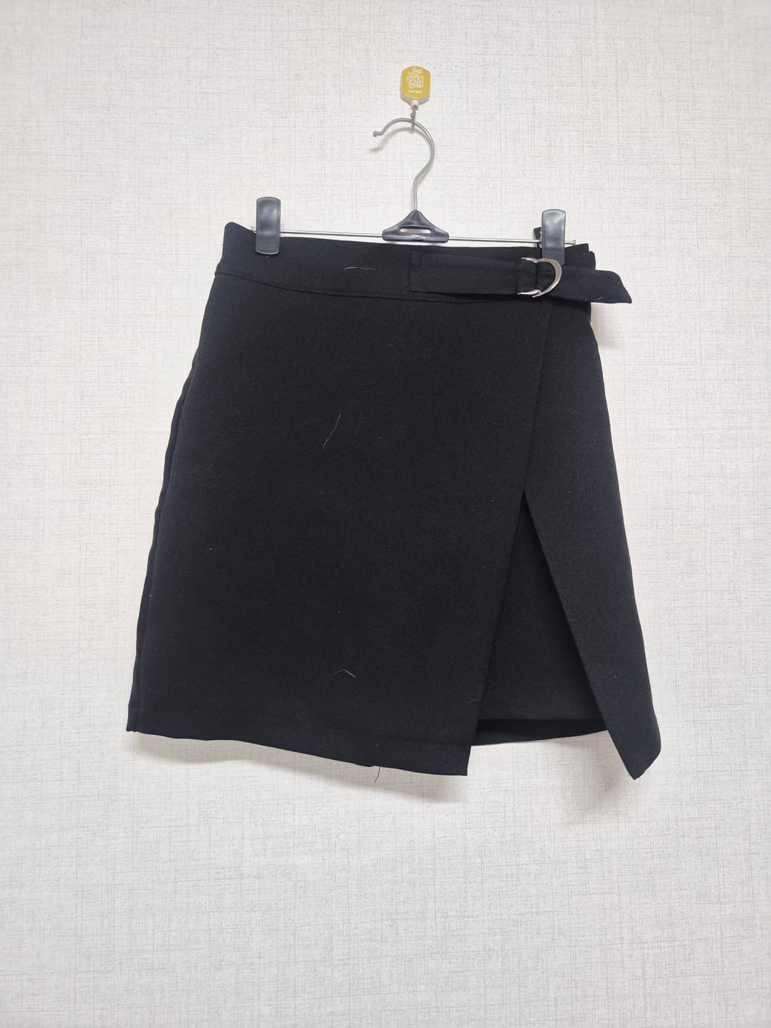 블랙 벨트 포인트 미니스커트 상품이미지1