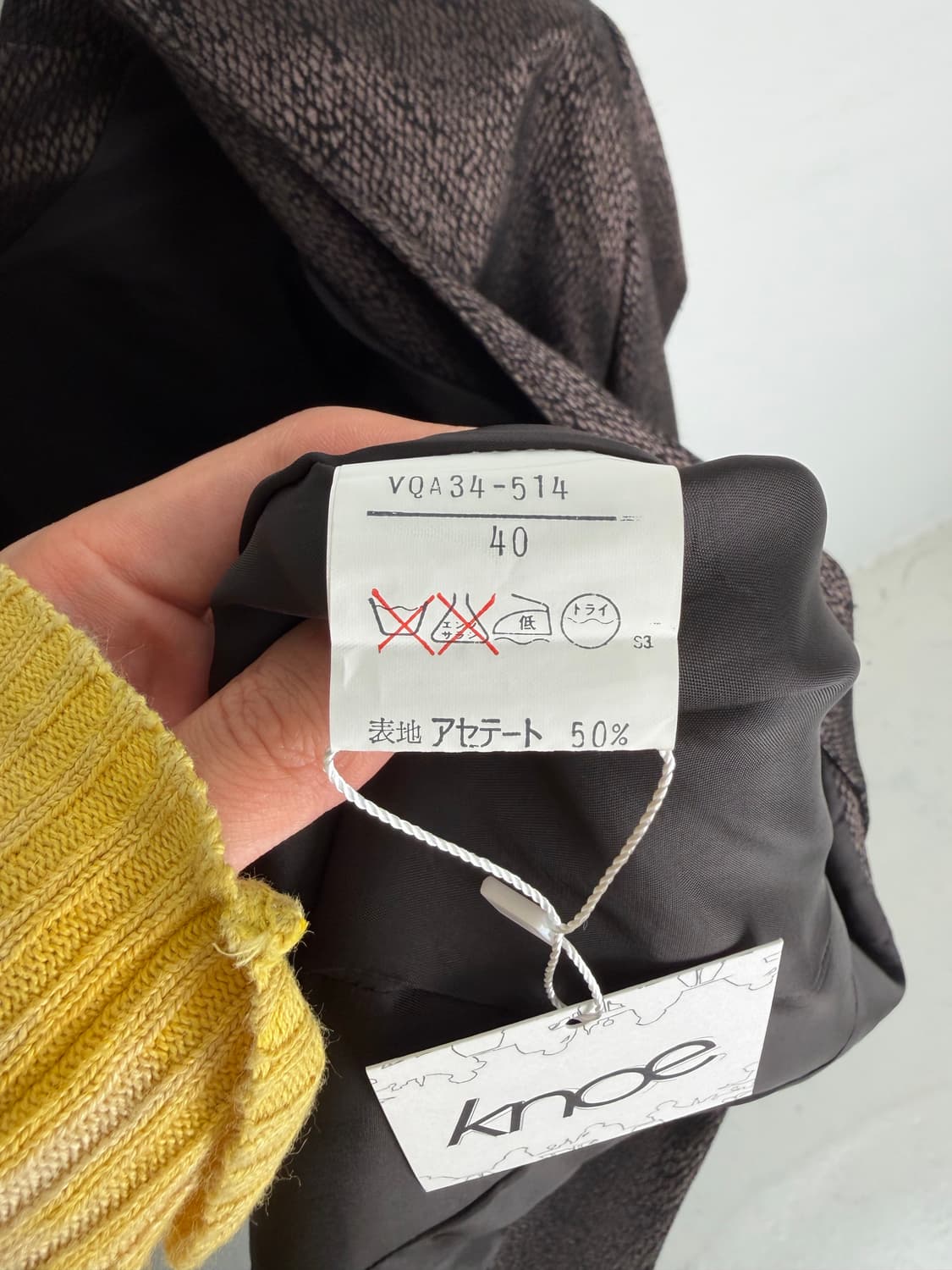 크리지아 블레이저 fabric from Italy 상품이미지5