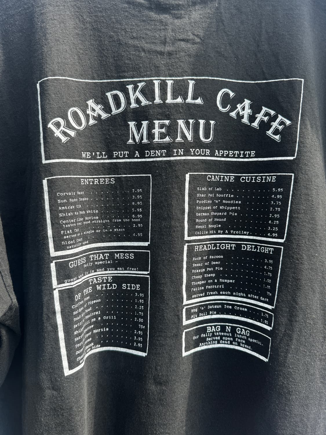 90s USA Roadkill Cafe 빈티지 티셔츠 XL 상품이미지7