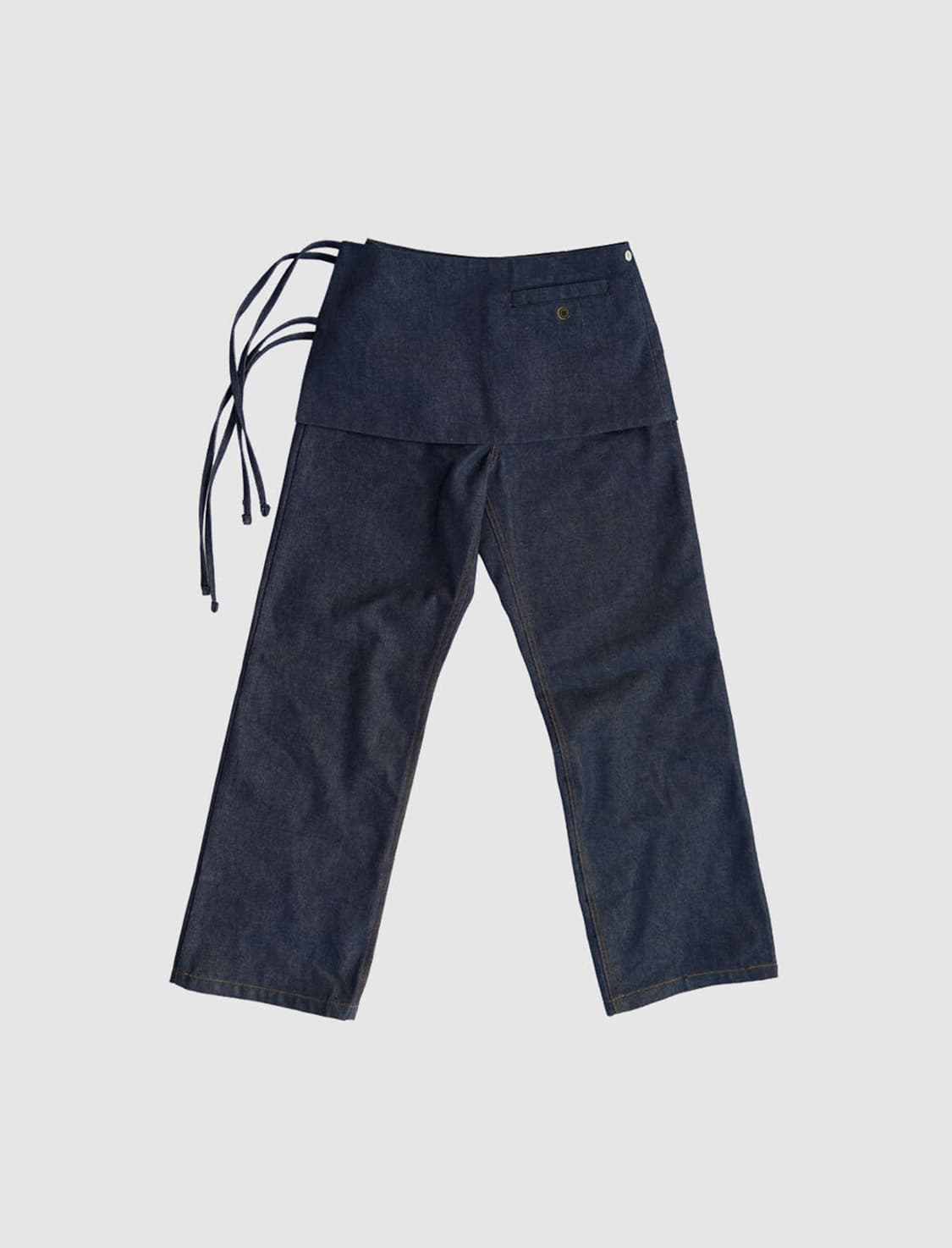 인앤양인하모니 Denim skirt pants, blue 상품이미지1