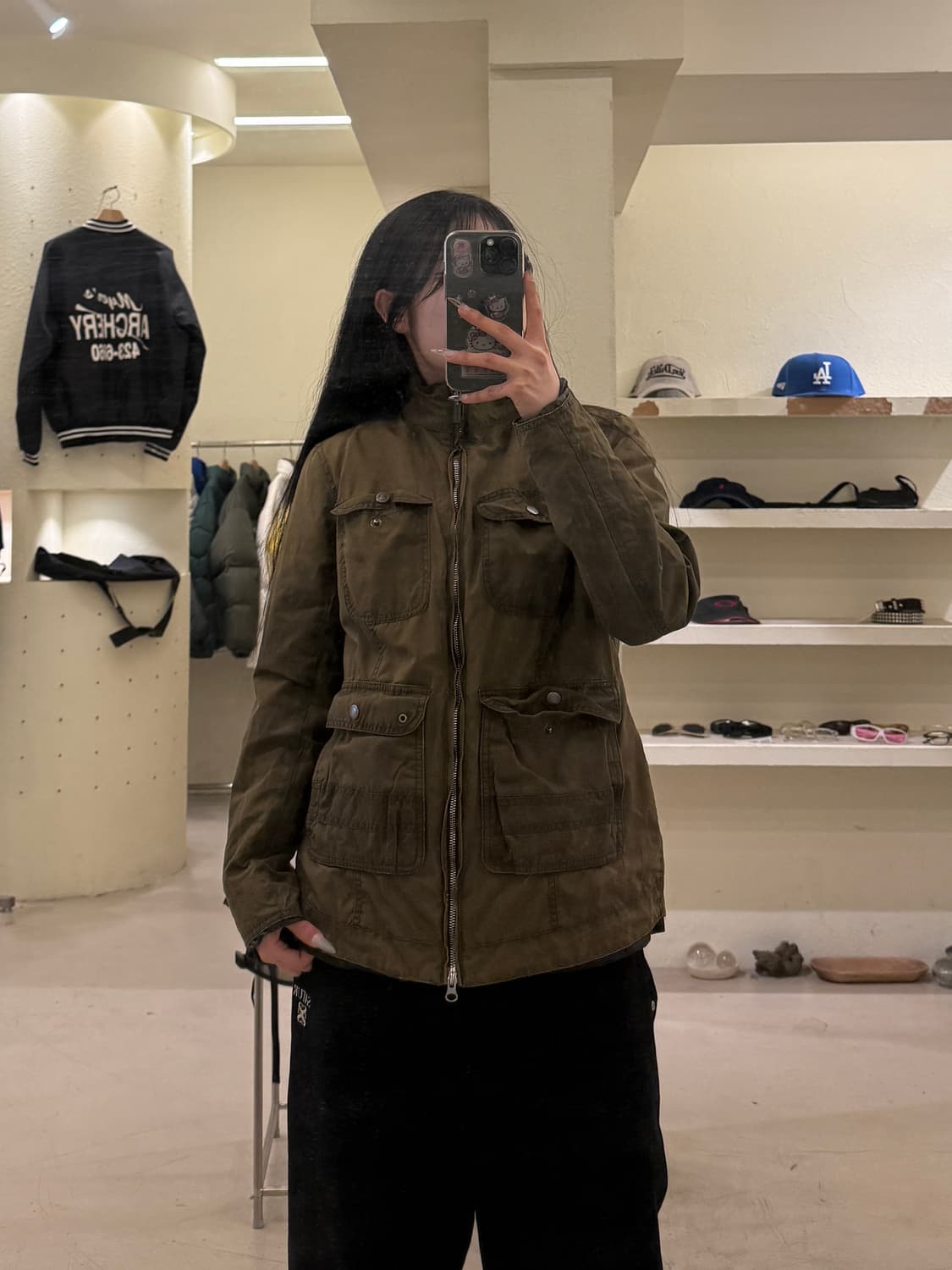 바버 누빔 왁스 자켓 U778 상품이미지1