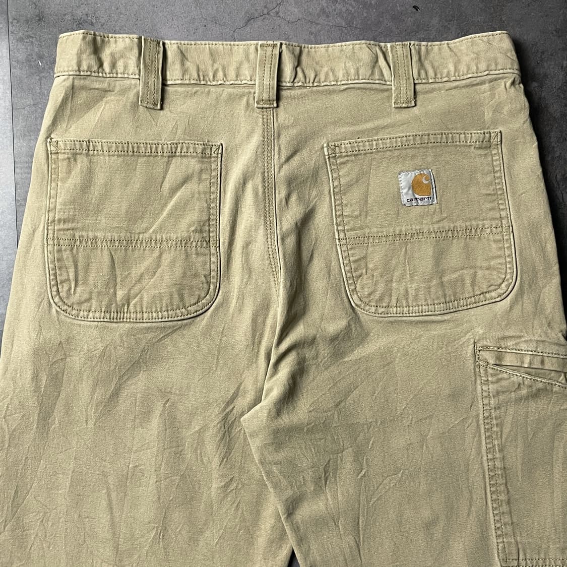 CARHARTT 칼하트 베이지 유틸리티 워크 하프팬츠 A01043 상품이미지6