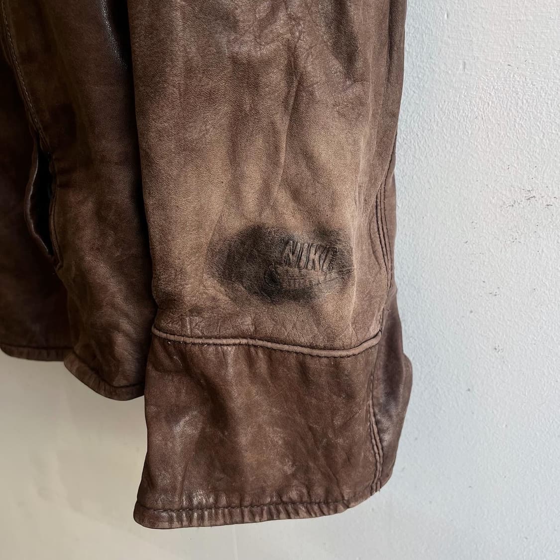 NIKE 나이키 빈티지 리얼레더 자켓 상품이미지5