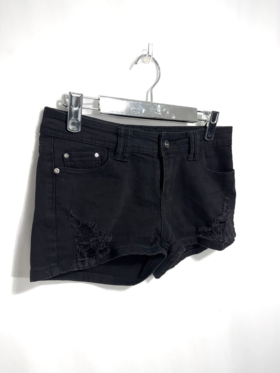  Black Distressed Shorts 상품이미지2