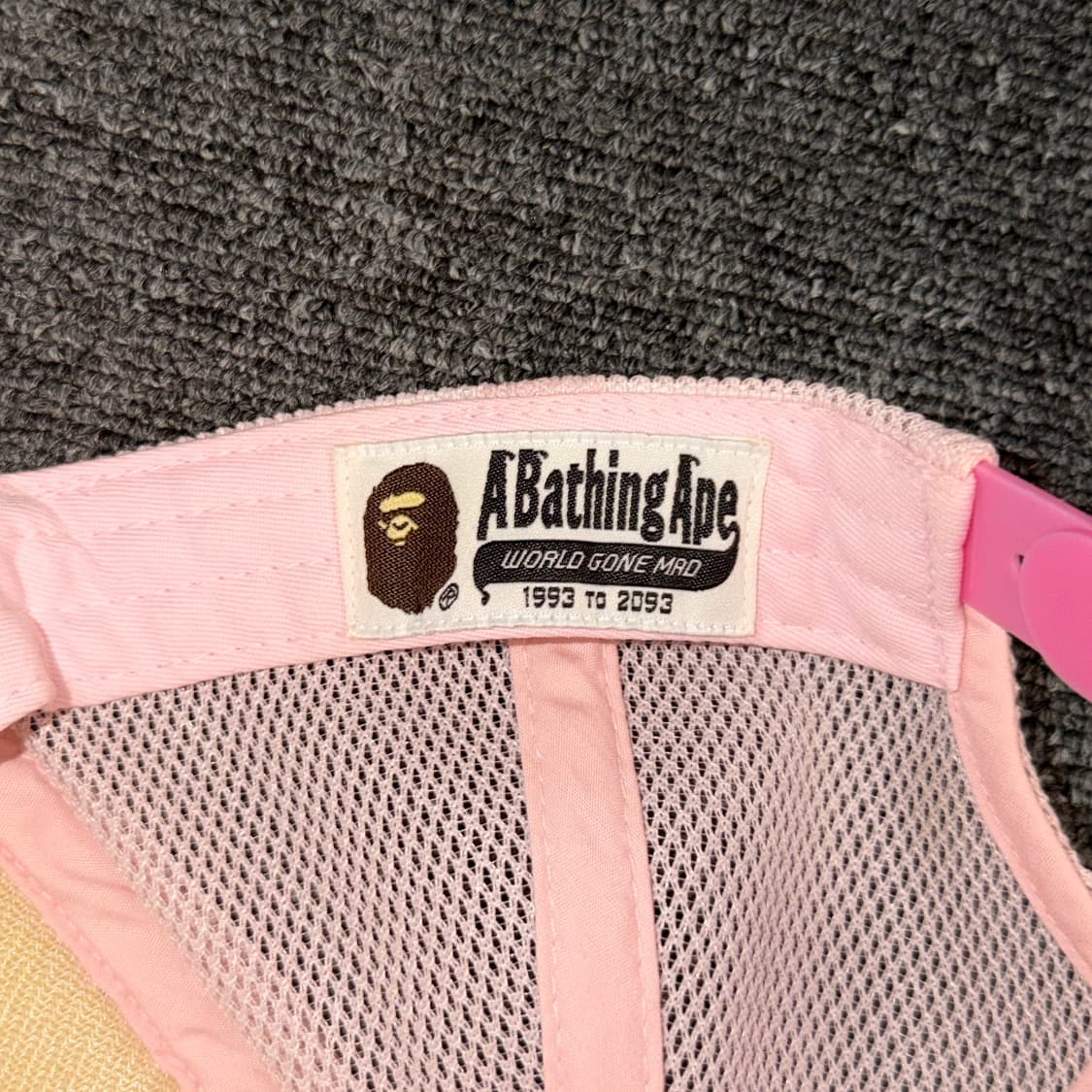 베이프 스타 메쉬 캡 핑크 상품이미지5