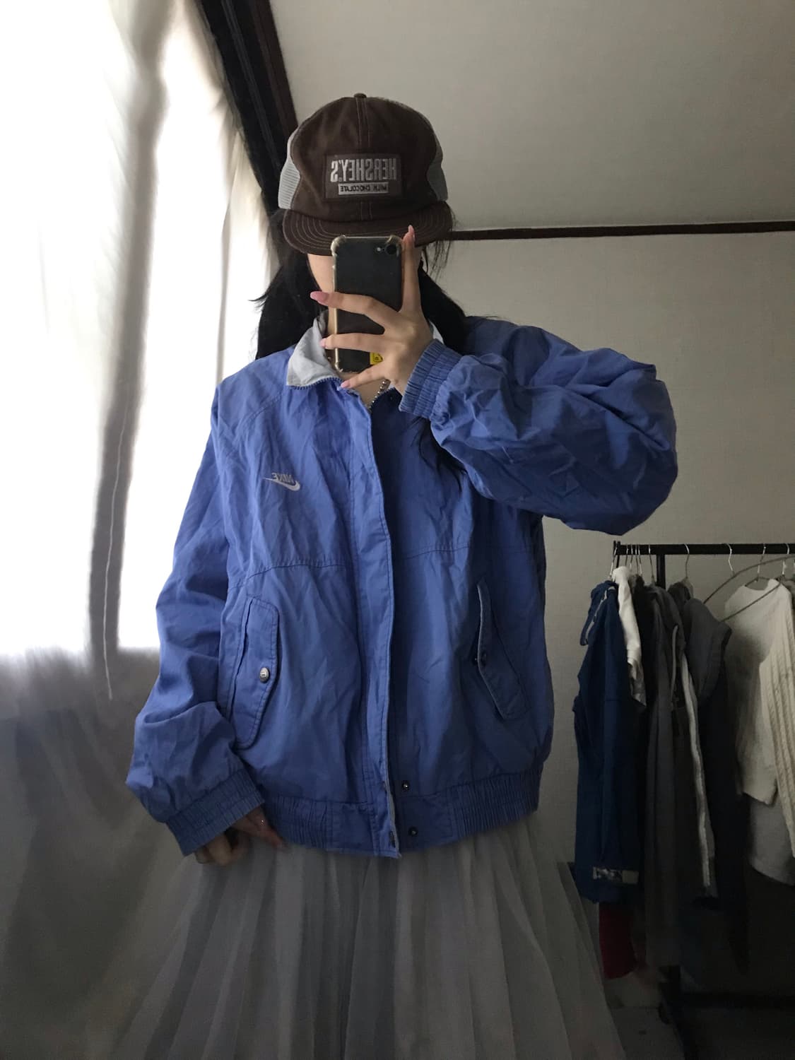 나이키 연하늘 바람막이 상품이미지7
