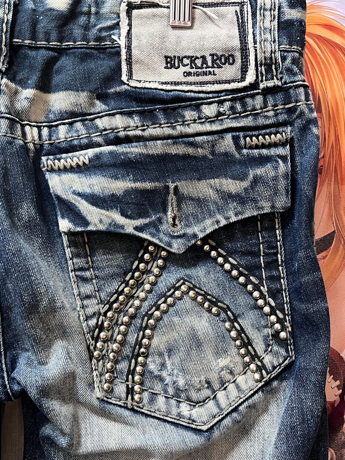 버커루 아이스 워싱 데님 디스트로이드 30 상품이미지5