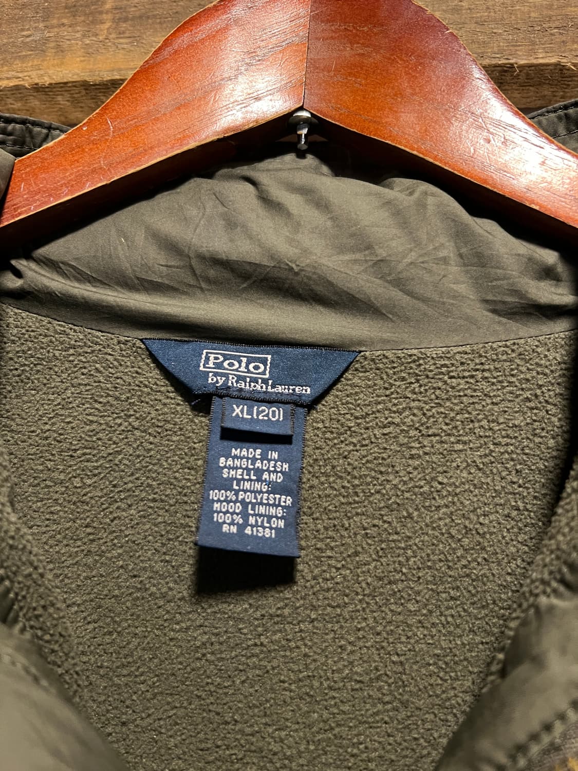 [XL]폴로 랄프로렌 우먼스 카키 나일론 플라이트 자켓 상품이미지2