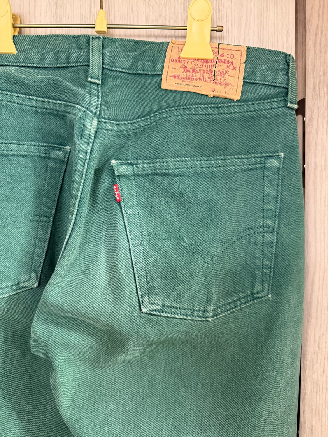 리바이스 501 빈티지 그린 데님 상품이미지6