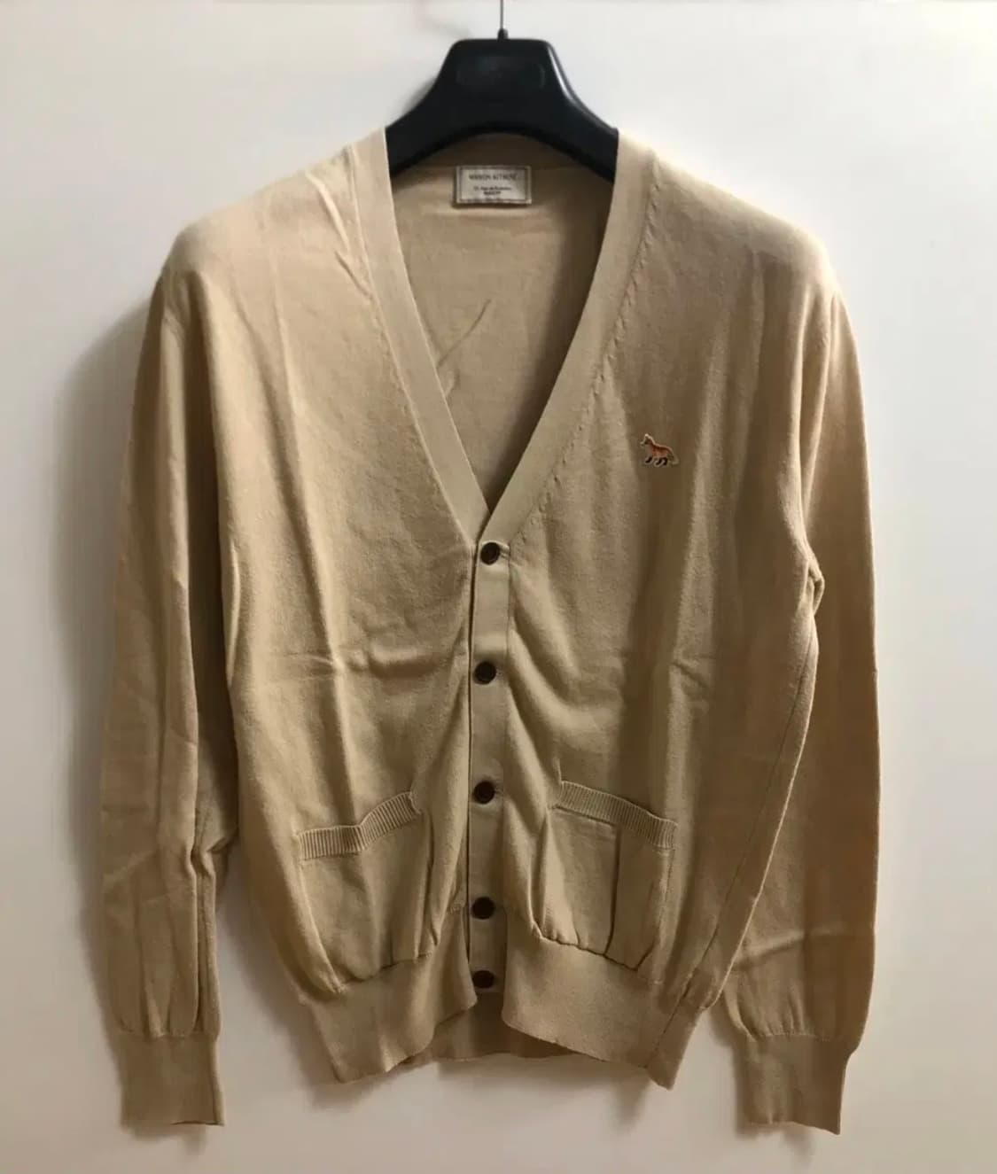 메종키츠네 정품 폭스 로고 가디건 상품이미지1