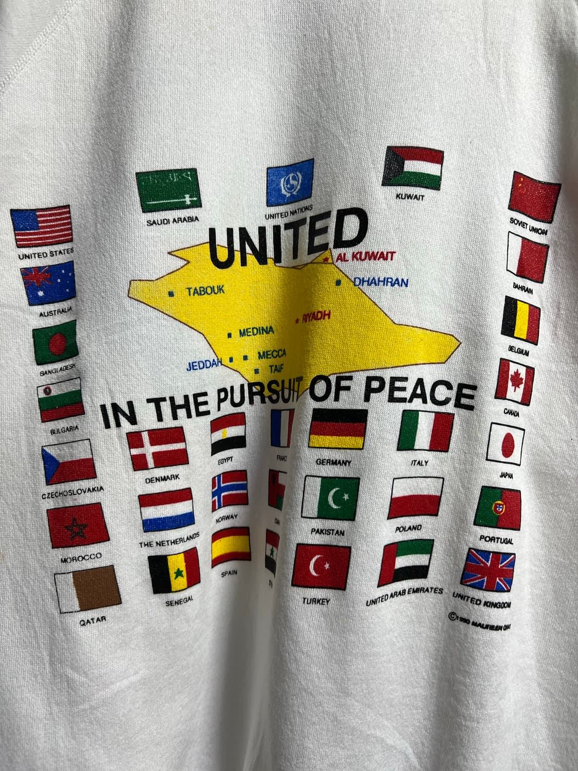 빈티지 헤인즈 오퍼레이션 데저트 스웻셔츠 상품이미지5