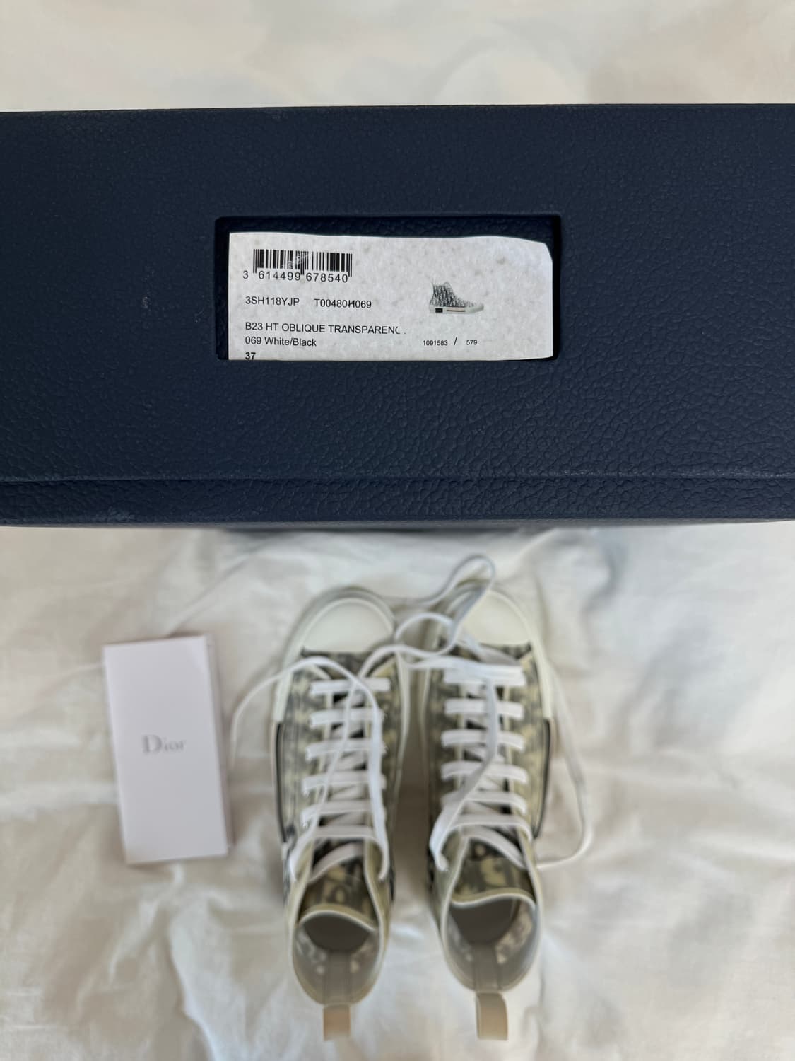 디올) 오블리크 하이탑 스니커즈 상품이미지7