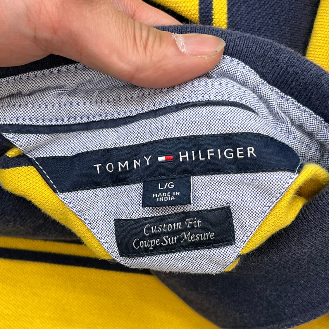 타미힐피거 스트라이프 하프 카라티 r3619 상품이미지5