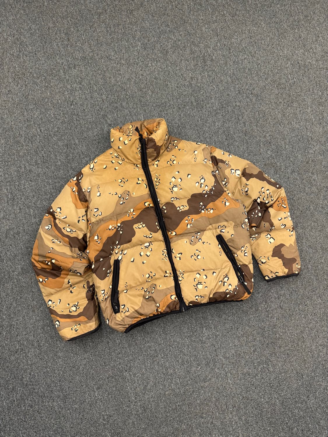 Japanese vintage 카모패턴 숏패딩 상품이미지1