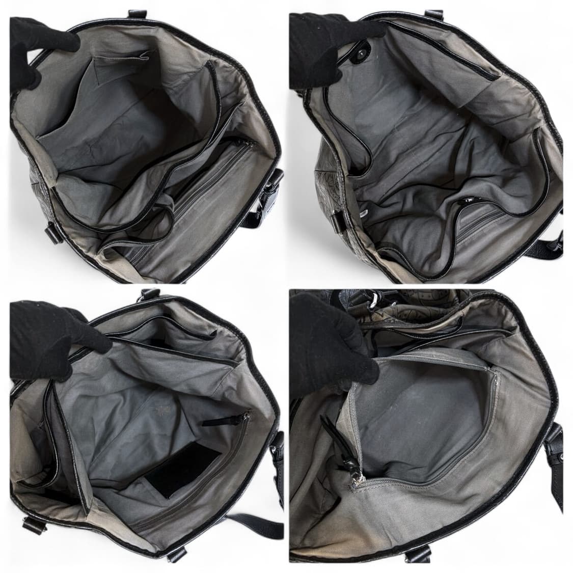 비비안 웨스트우드 로고 패턴 가죽 버클 토트백 상품이미지7