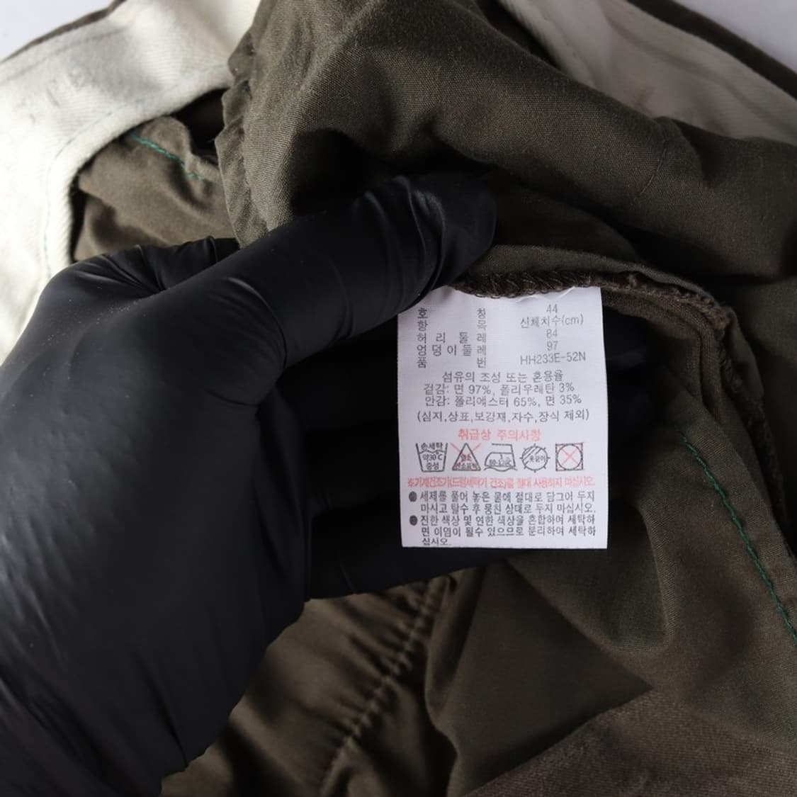 라코스테 릴렉스핏 올리브 치노팬츠 34 상품이미지6