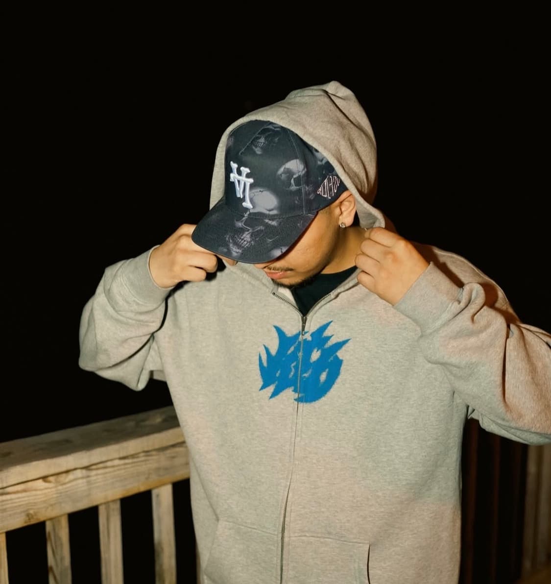 크리스브라운 KILL THE HYPE 킬더하입 LA 스컬스 스냅백 상품이미지6