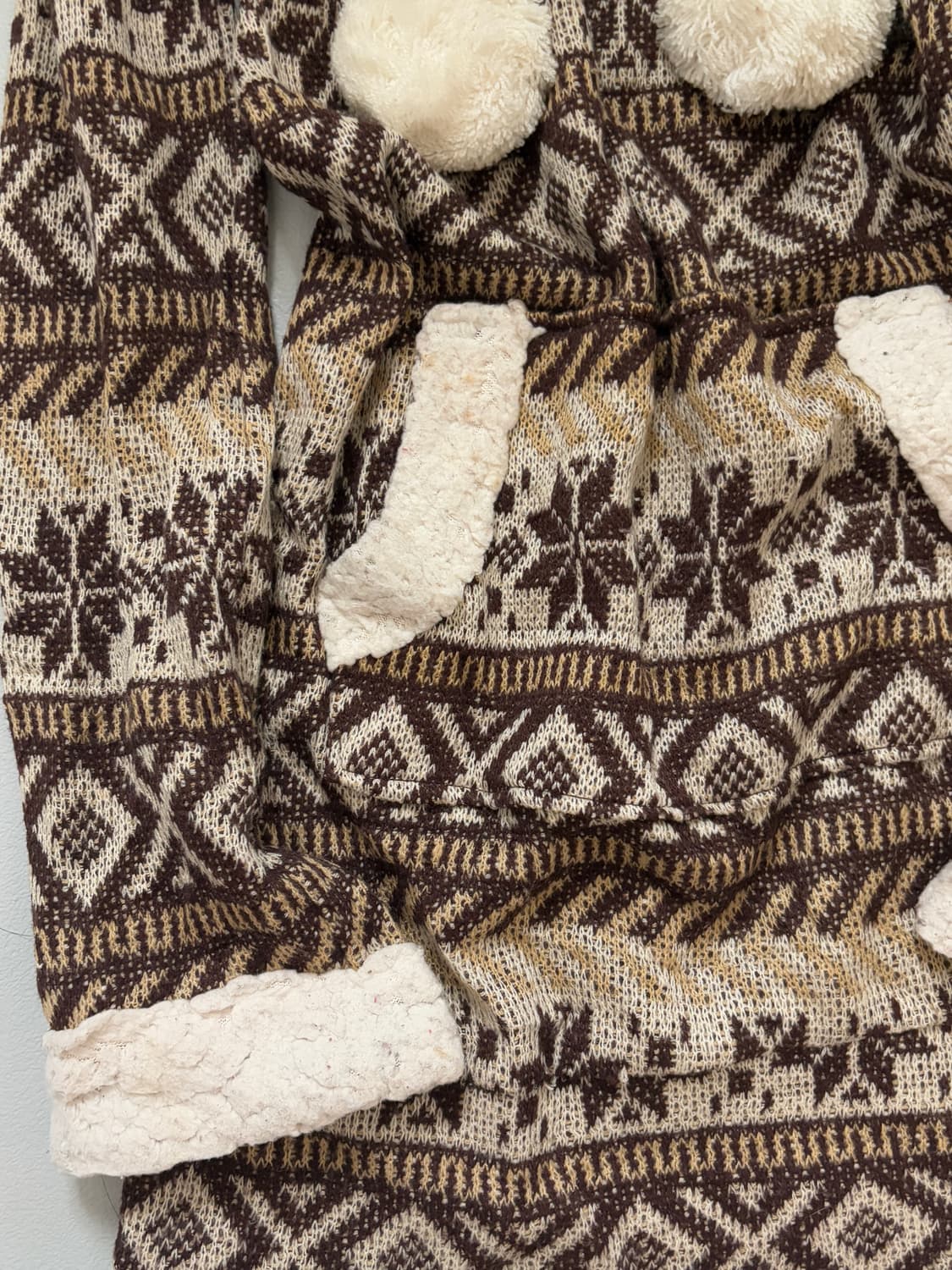 • Nordic Patterned Hooded Knitwear  상품이미지2