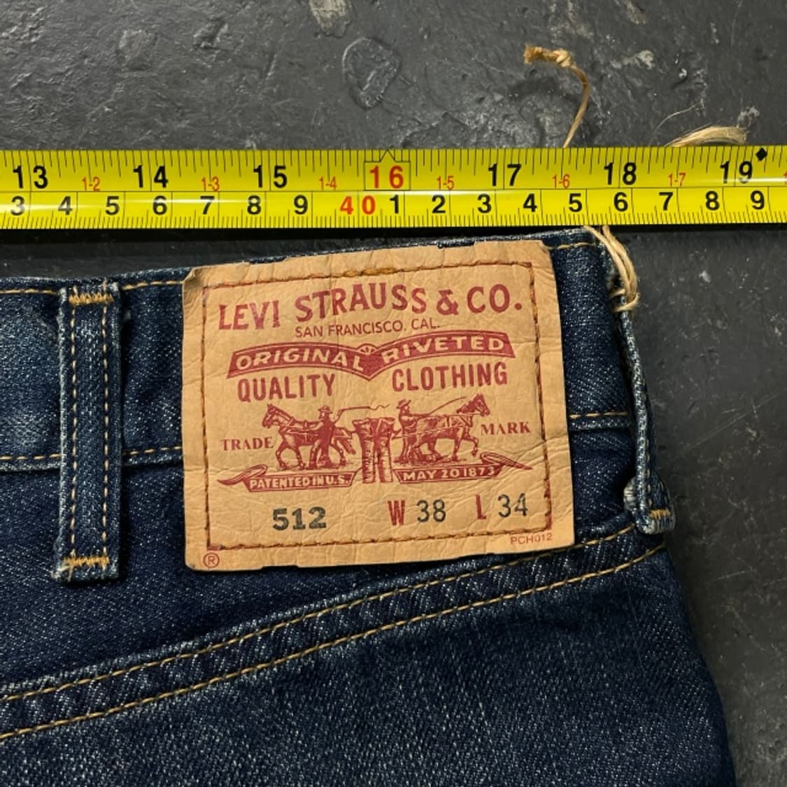 38 리바이스 512 청바지 상품이미지9