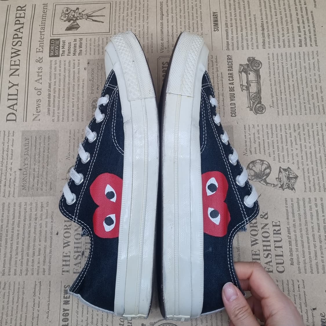 컨버스 x 꼼데가르송 스니커즈245 상품이미지5