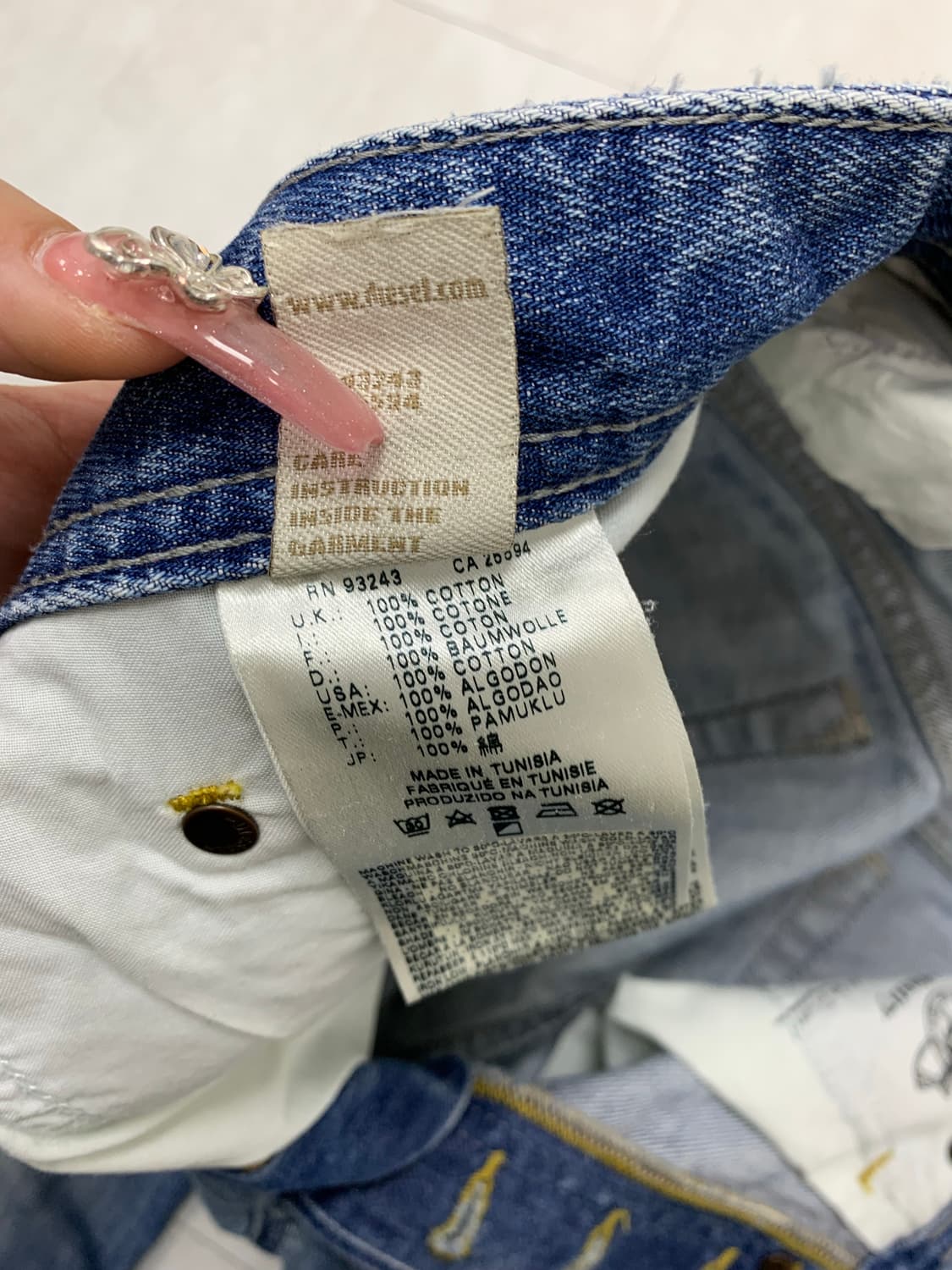 디젤 스트레이트 데님 팬츠 #102 상품이미지7