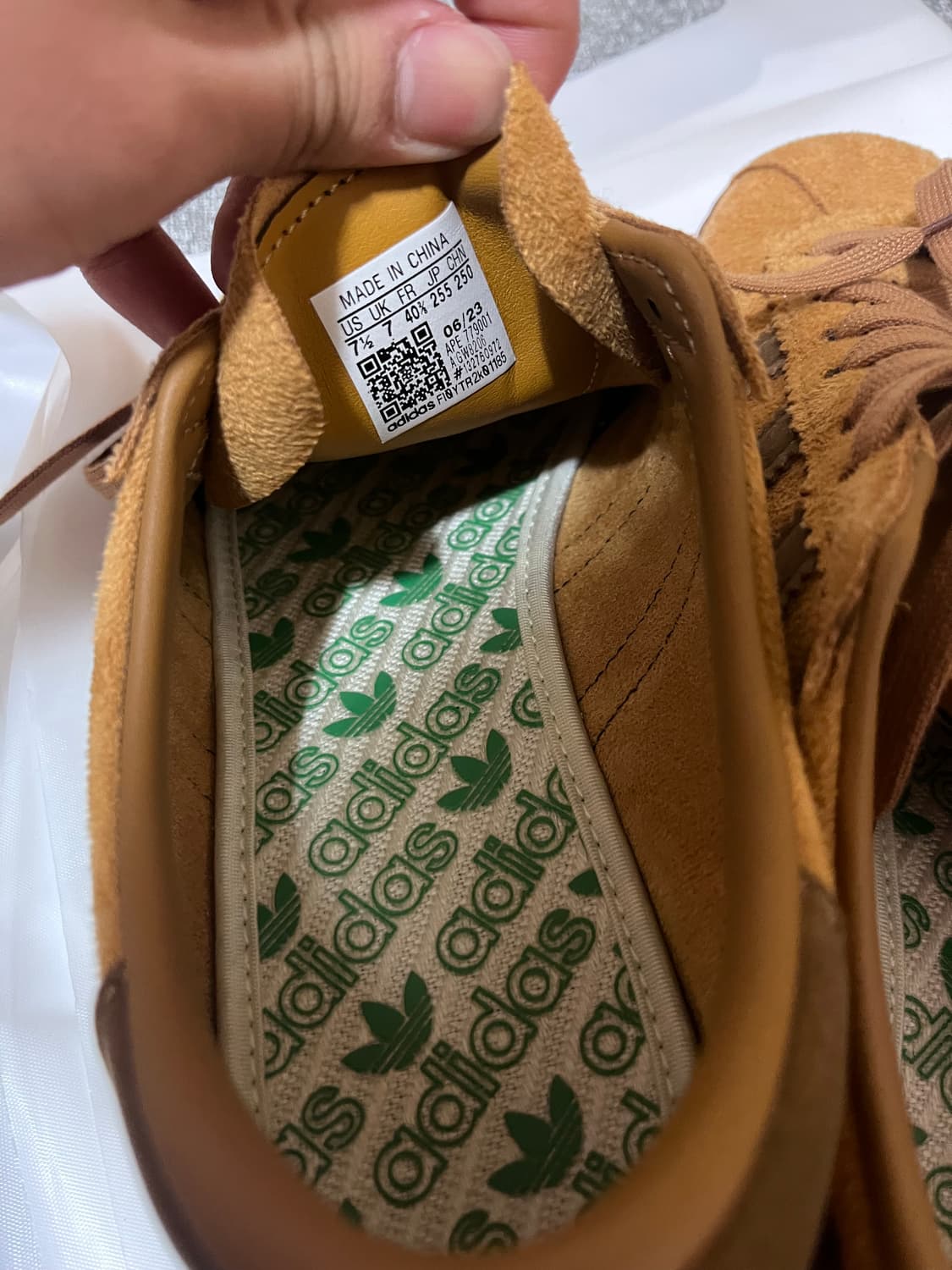 아디다스 토바코 그루엔 메사 브라운 데저트 255 상품이미지3