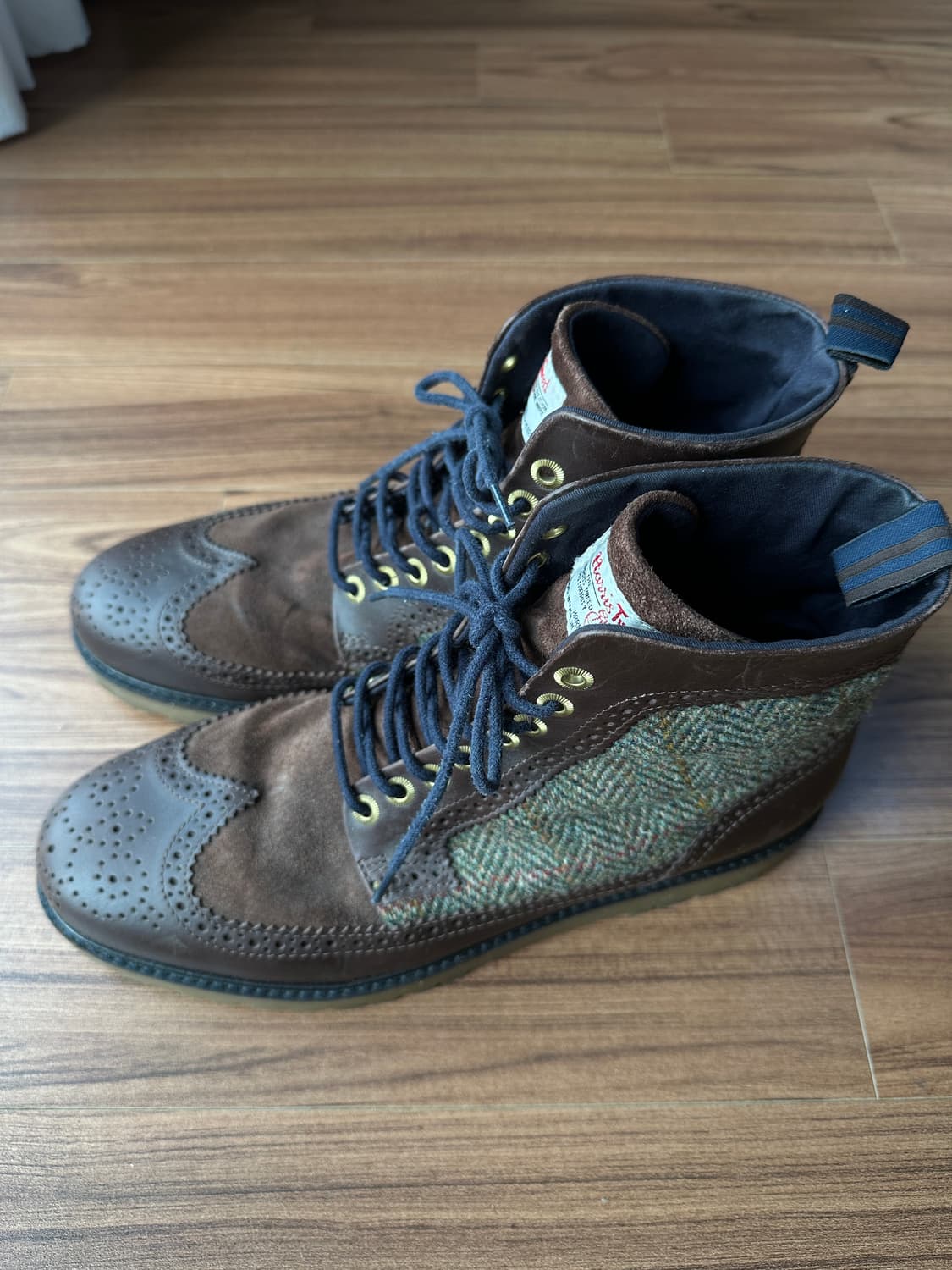 프레드페리 x 해리스트위드 브라운 노스게이트 부츠 280 상품이미지3