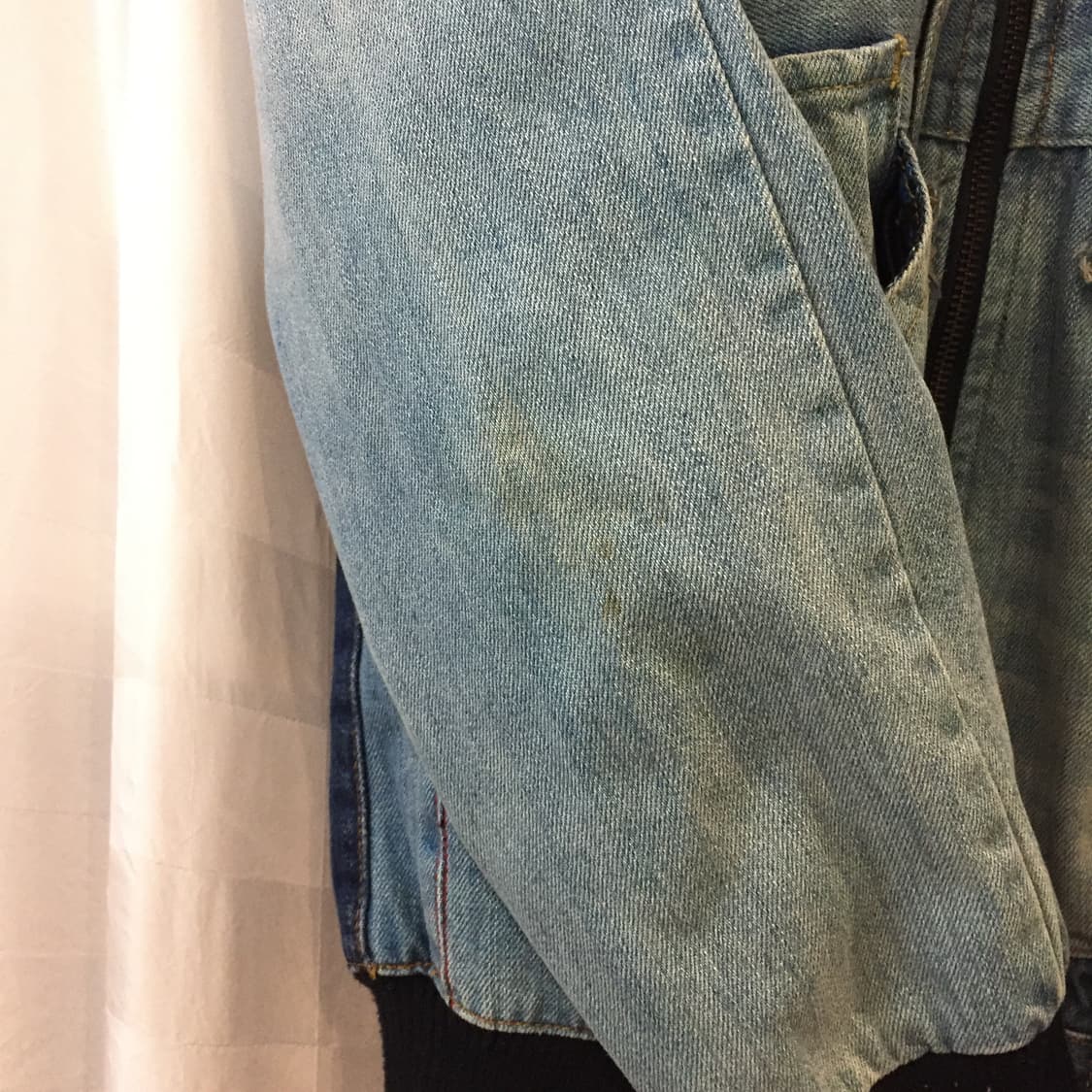 Desigual 데시구알 워싱 바이커 펑크 데님 자켓 상품이미지6